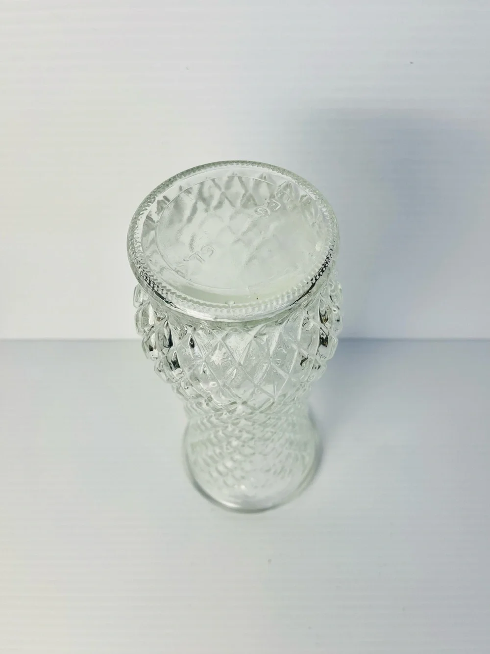 8” Vintage Style Glass Vase
